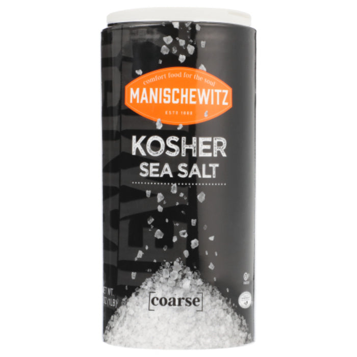 MANISCHEWITZ – SALT KOSHER 16 OZ – Pack of 12