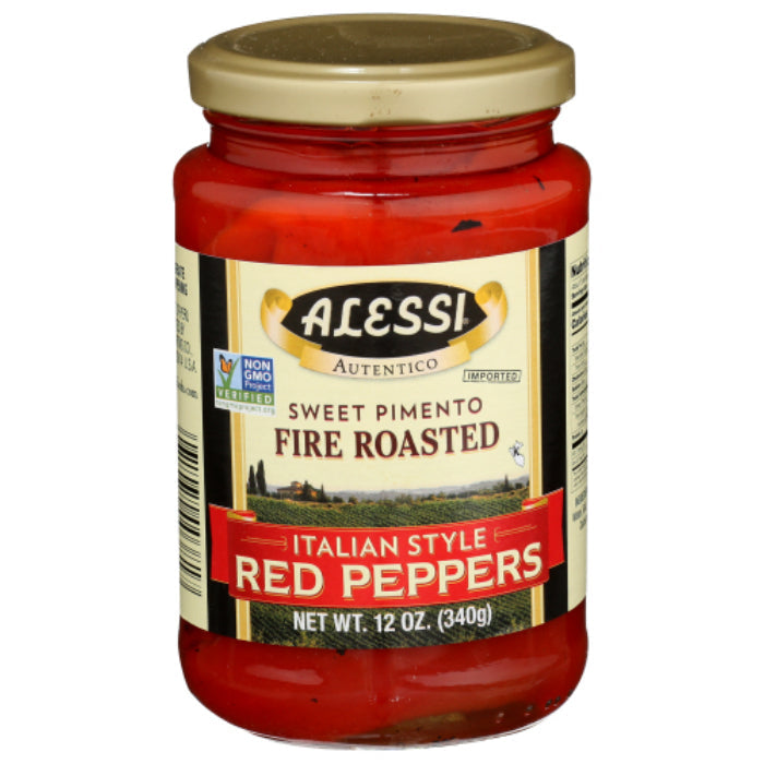 Alessi – Roasted Peppers, 12 Oz – Pack of 12