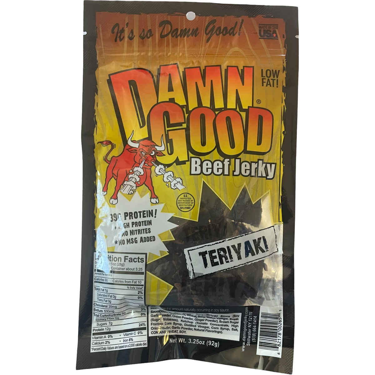 Damn Good Teriyaki Beef Jerky