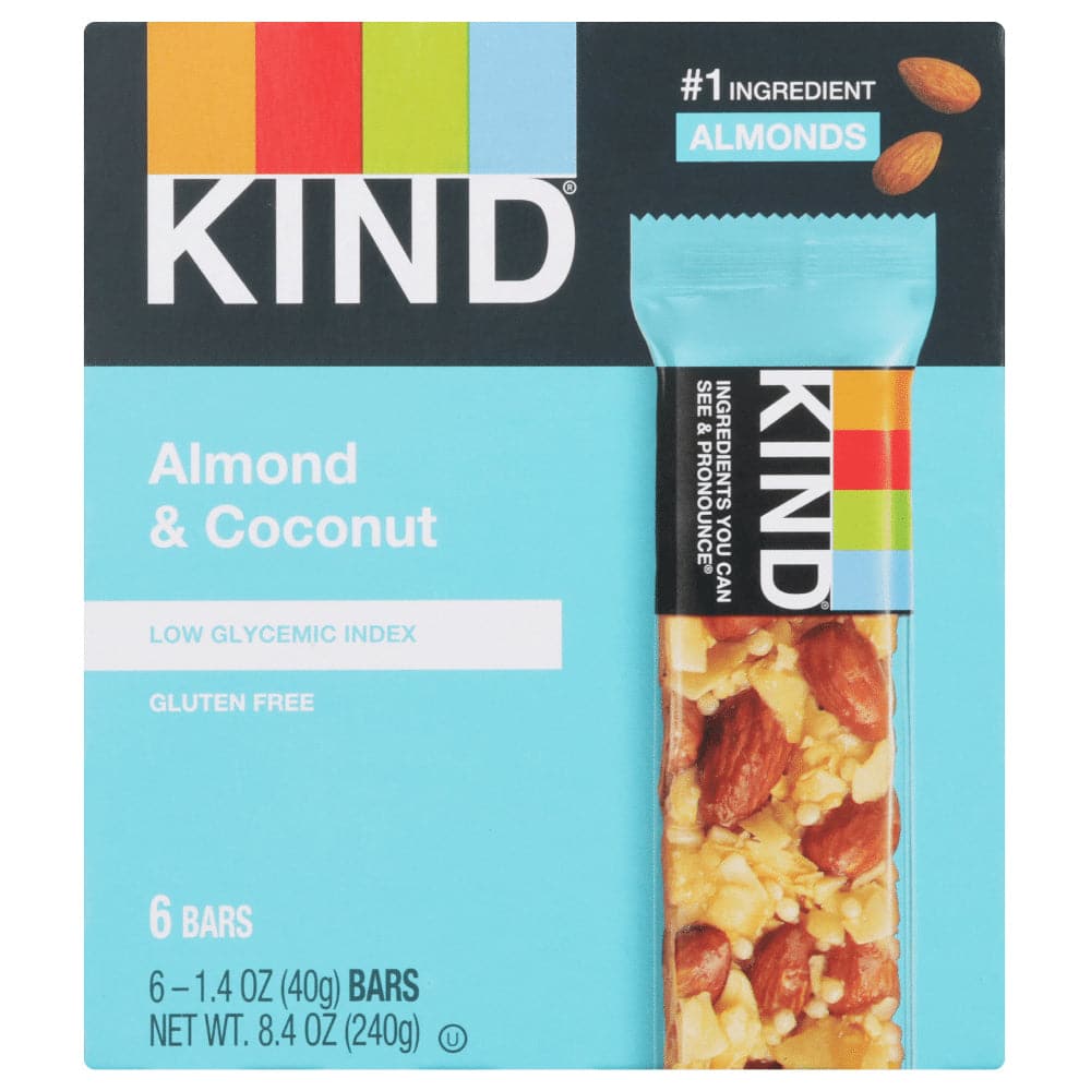 KIND – Gluten Free Bar Almond & Coconut, 8.4 Oz