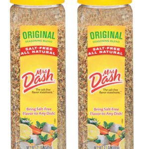 Mrs. Dash Salt Free Original Seasoning Blend, 21 oz (Pack of 2)