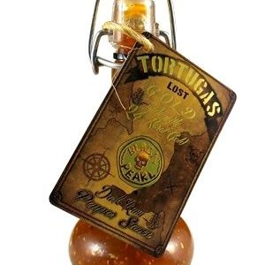 Tortugas Lost Gold Dark Rum Pepper Sauce, 1.35oz.