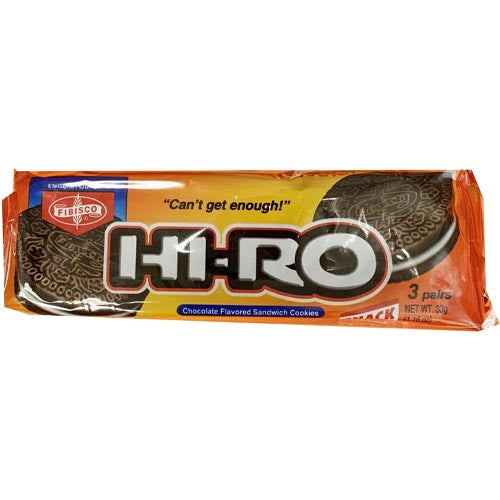 Fibisco – Hi-Ro Chocholate Flavored Sandwich Cookies – 33 G