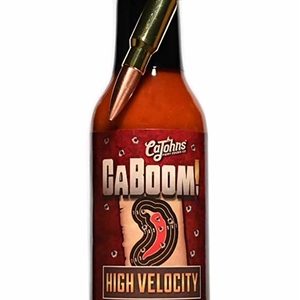 Caboom! High Velocity Hot Sauce with Bullet Keychain, 5oz.