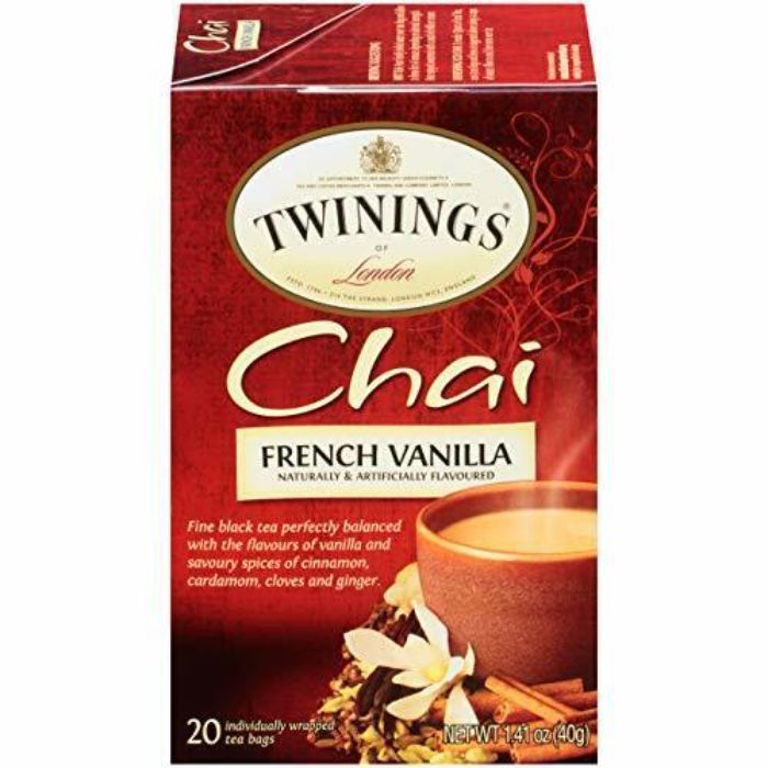 Twinings – Chai French Vanilla Tea, 20 Bags | Pack of 6