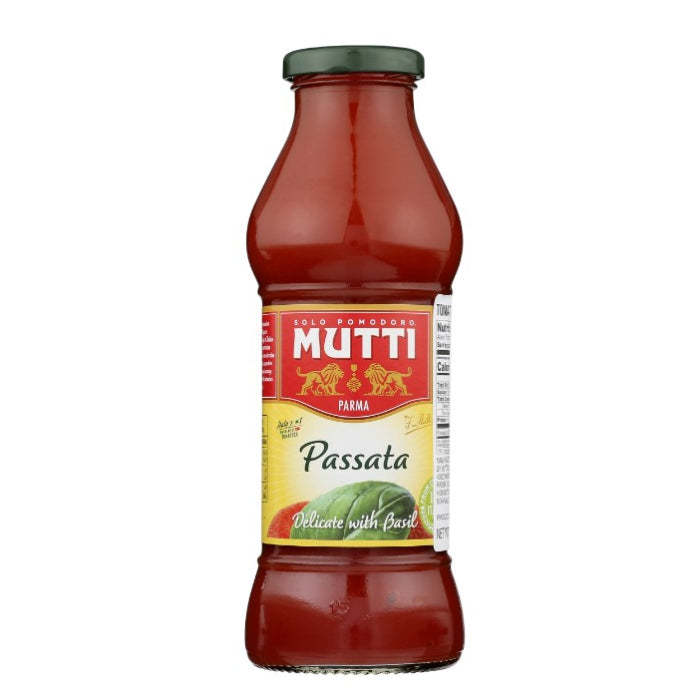 Mutti Sauce Pasta Puree W Basil 14 Oz – Pack of 12