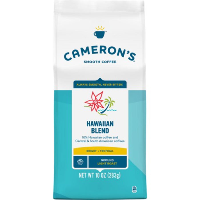 Camerons Coffee – Ground Coffee Hawaiian Blend, 10 Oz | Pack of 6