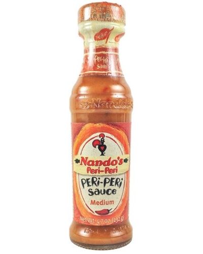 Nando’s Medium Peri Peri Pepper Sauce, 4.7oz.