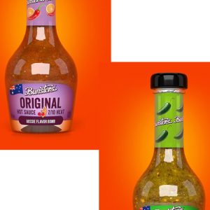 Bunsters Milder Hot Sauces Gift Set, 2/5oz.