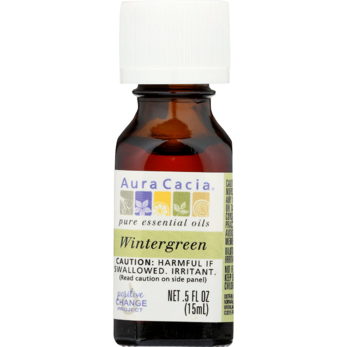 Aura Cacia – Essential Oil Wintergreen, 0.5 oz (Pack of 1)