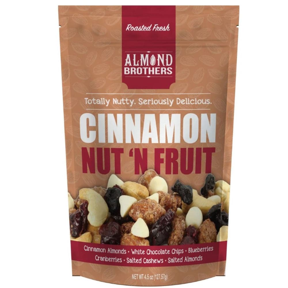 Almond Brothers – Cinnamon Nut N Fruit Snack Mix, 4.5 Oz