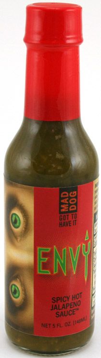 Envy Hot Sauce Spicy Hot Jalepeno Sauce, 5oz.