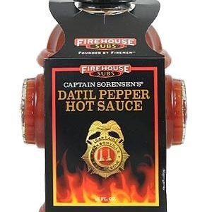 Captain Sorenson’s Datil Pepper Sauce – Fire Hydrant Bottle, 15oz.