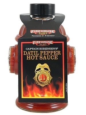 Captain Sorenson’s Datil Pepper Sauce – Fire Hydrant Bottle, 15oz.