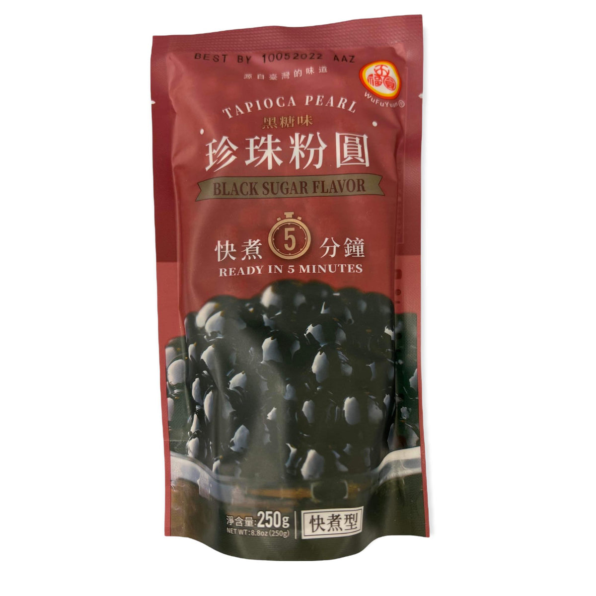 WufuYuan – Tapioca Pearl – Black Sugar Flavor – 250G