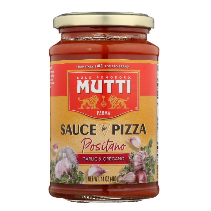 Mutti – Sauce Pizza Garlic Oregano, 14 Oz | Pack of 6