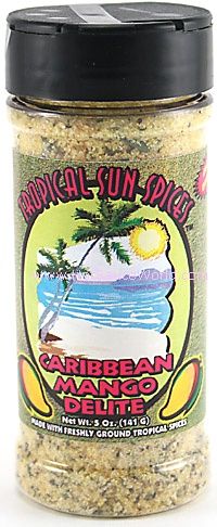 Tropical Sun Caribbean Mango Delite Spice 5oz.