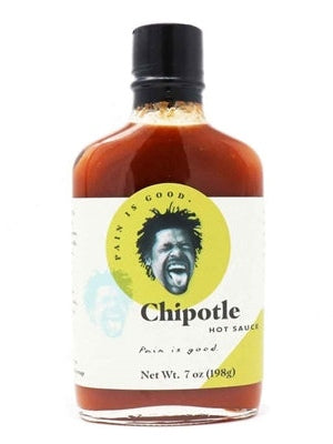 Hot Sauce Pain is Good Chipotle 7 oz Flask Heat 7