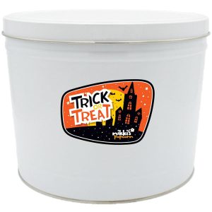 2 Gal Happy Halloween Popcorn Tin