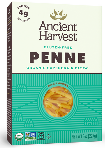 Ancient Harvest Organic Gluten Free Penne Supergrain Pasta, 8 oz.