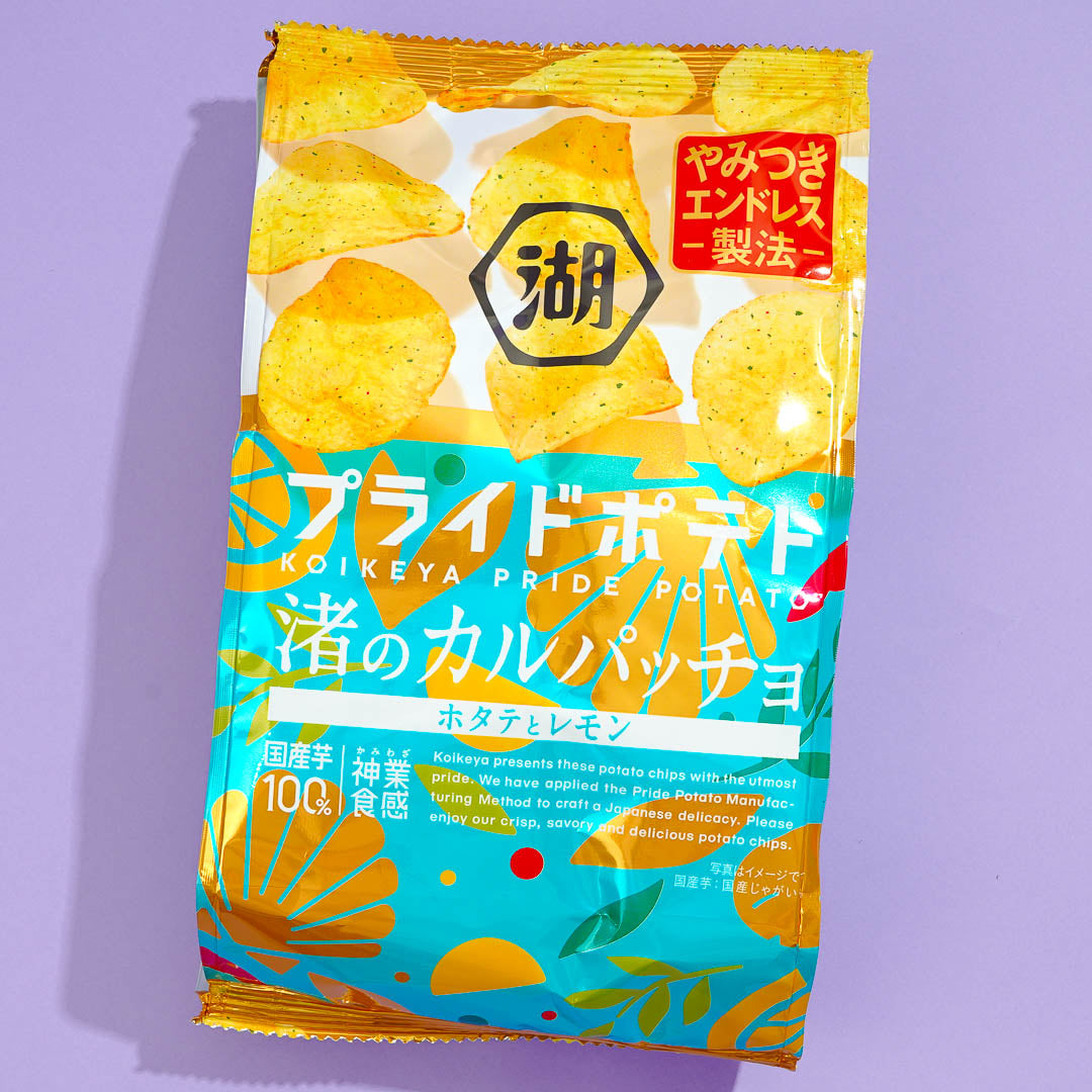 Koikeya Pride Potato Chips – Scallop & Lemon Carpaccio