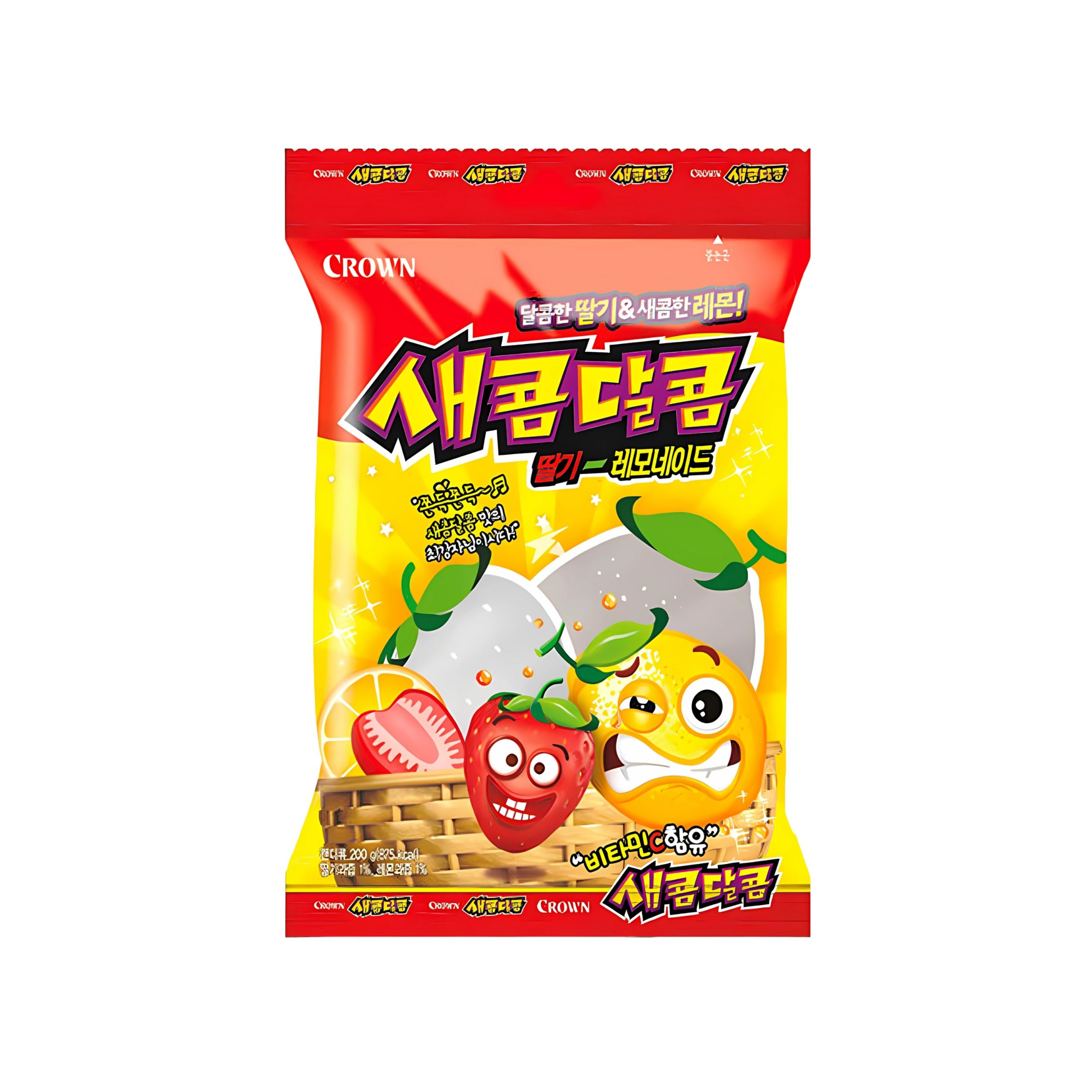 Crown Saekom Dalkom Strawberry & Lemonade (Korea)