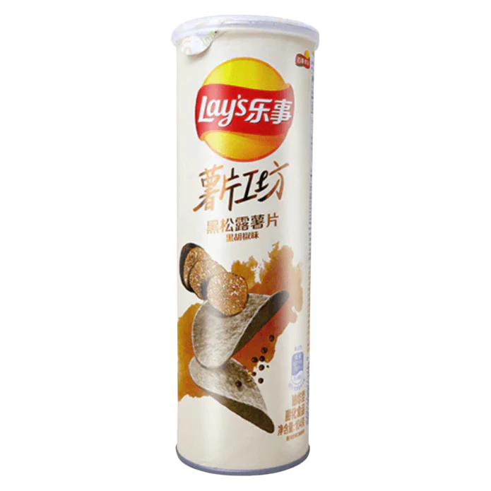 Lays Stax Black pepper truffle 104g – CHINA (Case of 12)