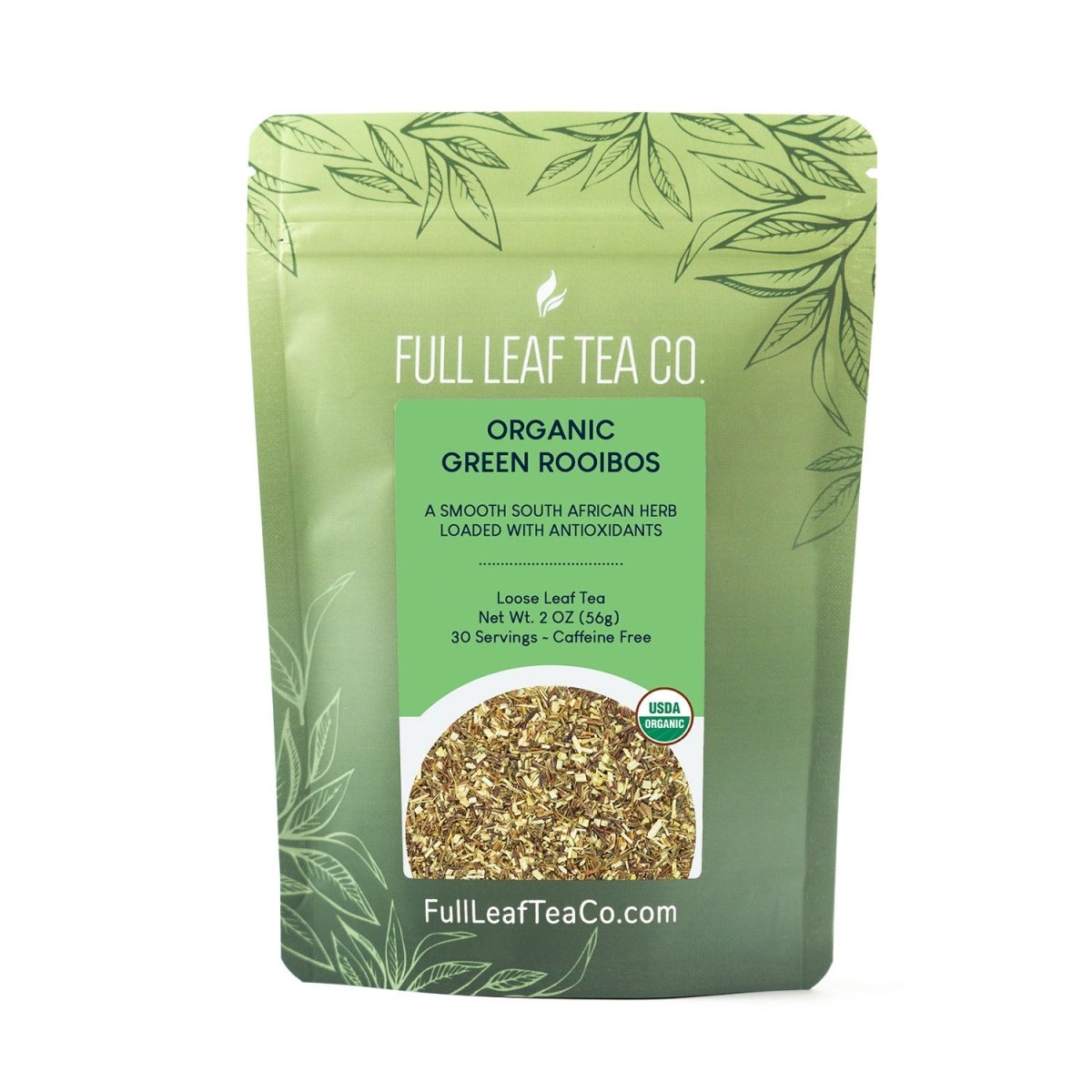 Organic Green Rooibos Retail Bags – Case of 6