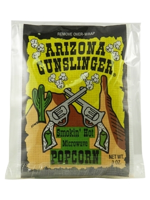 Arizona Gunslinger Smokin’ Hot Microwave Popcorn, 3oz.
