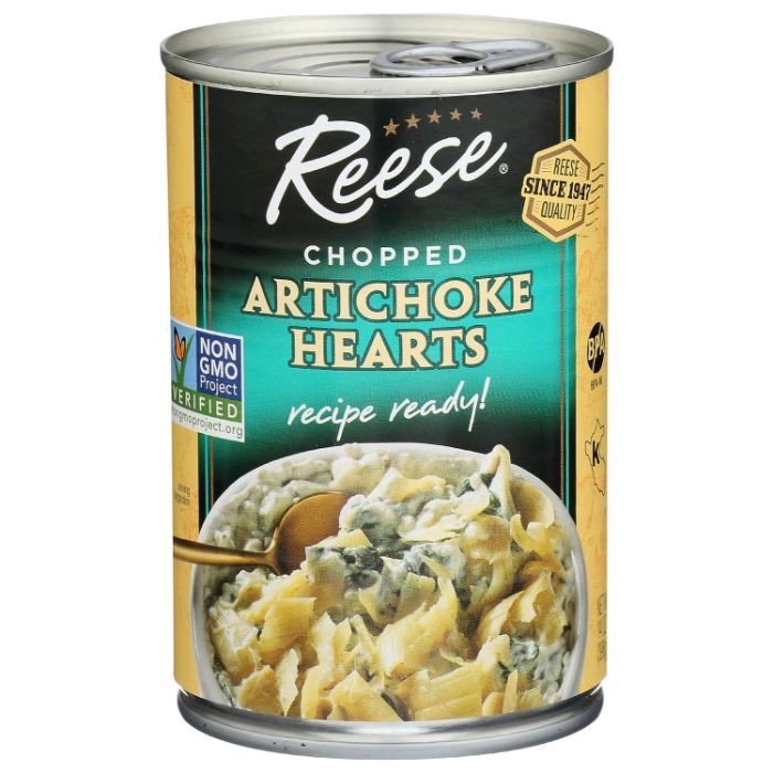 Reese – Artichoke Hearts Chopped, 14 Oz | Pack of 12