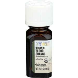 Aura Cacia – Organic Blood Orange Essential Oil, .25 fl oz