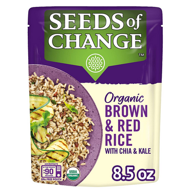 Seeds of Change Organic Brown & Red Rice with Chia and Kale, 3.2 lbs