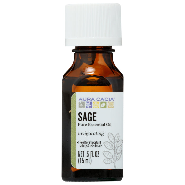 Aura Cacia – Essential Oil Sage, 0.5 oz (Pack of 1)