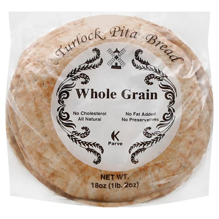 Turlock Pita Bread – Pita, 18oz | Multiple Options | Pack of 18