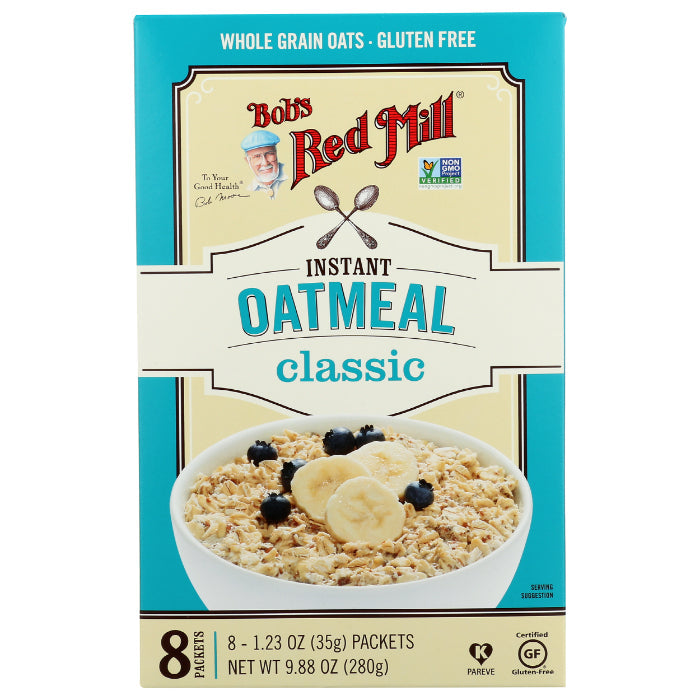 Bob’s Red Mill – Oatmeal, Classic, 8 Packets, 9.87 OZ – Pack of 4