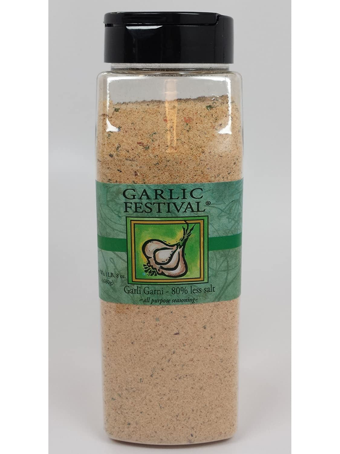 Seasoning Garli Garni 80% Less Salt Garlic Festival Foods 1 lb 8