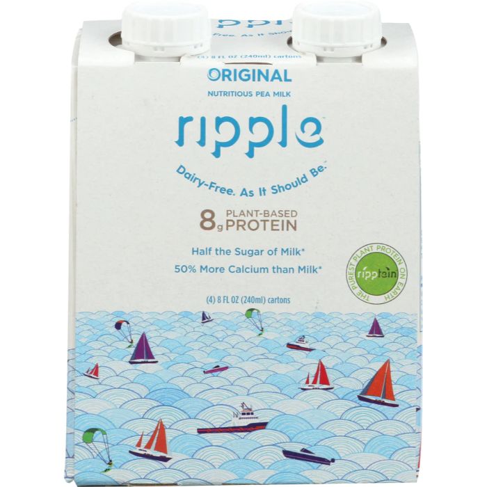Ripple – Milk Aseptic Original, 32 Fl Oz (4-Pack) | Pack of 4