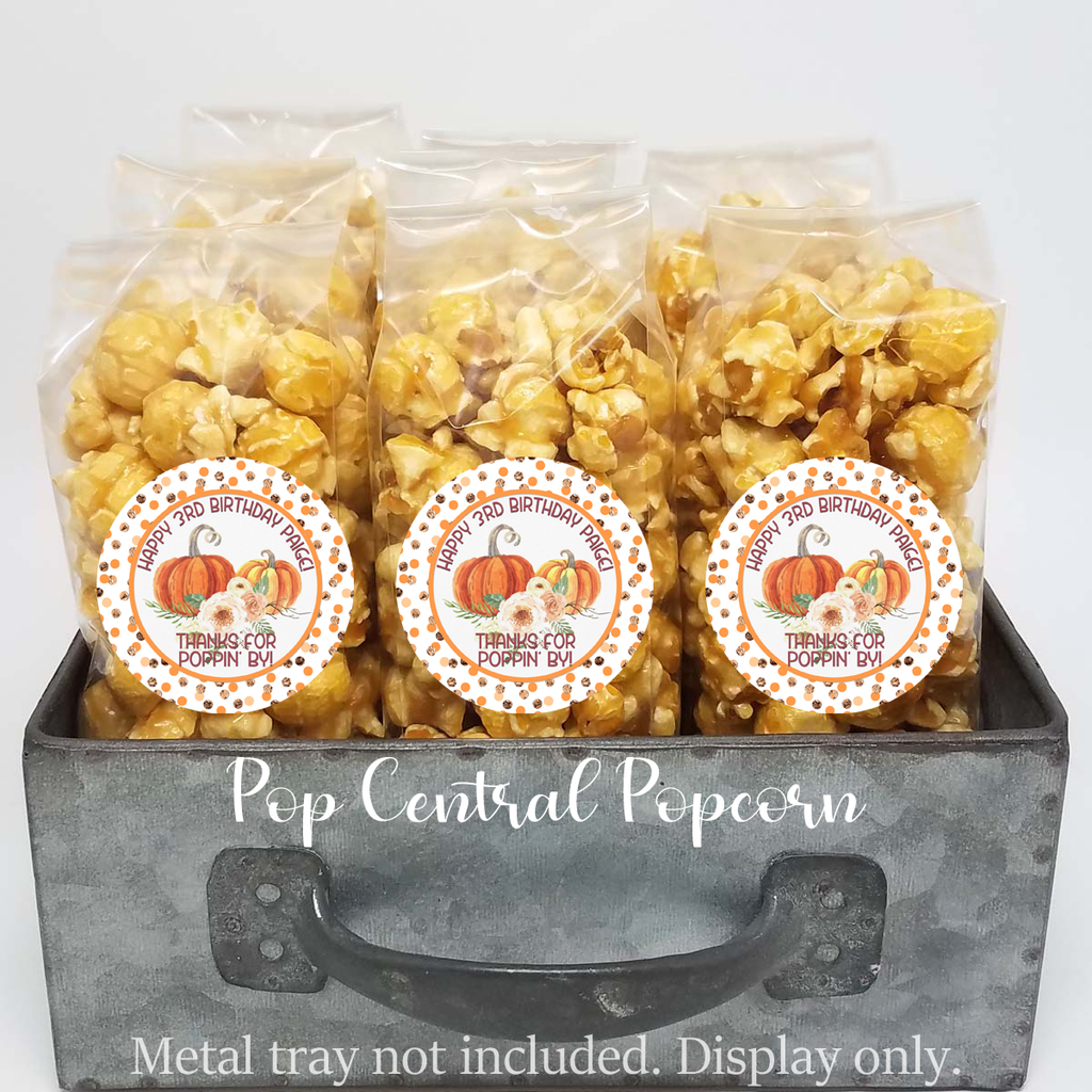 Fall Polkadot Pumpkin – Birthday Party Favors