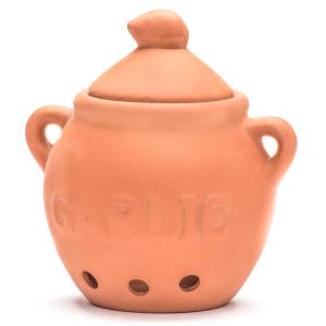 Fox Run Brands – Fox Run Garlic Keeper, Terra Cotta, 4.25″ x 5.25″