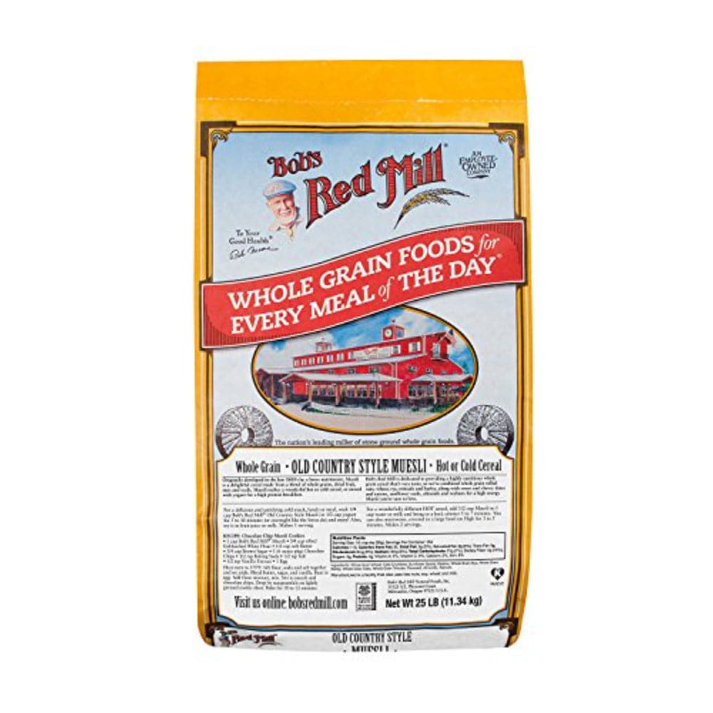 Bob’s Red Mill – Whole Grain Old Country Style Muesli Cereal, 25 lb