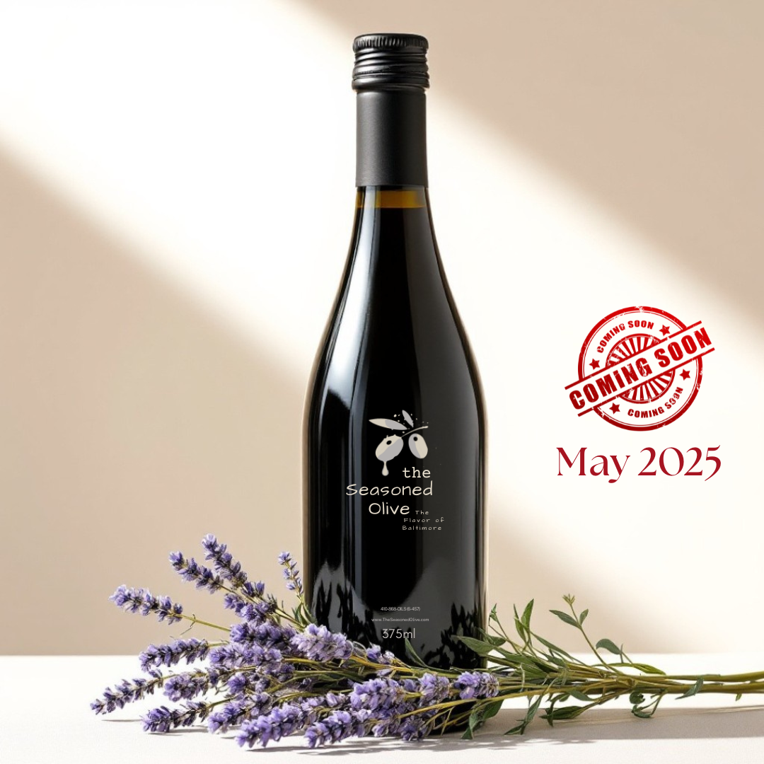 Lavender Dark Balsamic Vinegar – Floral, Earthy & Rich for Glazes, Sal