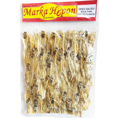 Marka Hipon – Dried Salted Sole Fish (Palad Flakes) – 7.05 OZ