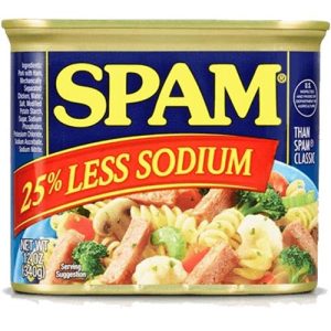 Spam – 25% Less Sodium – 12 OZ