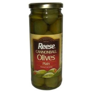 Reese Cannonball Plain Olives 10 Oz – Pack Of 6