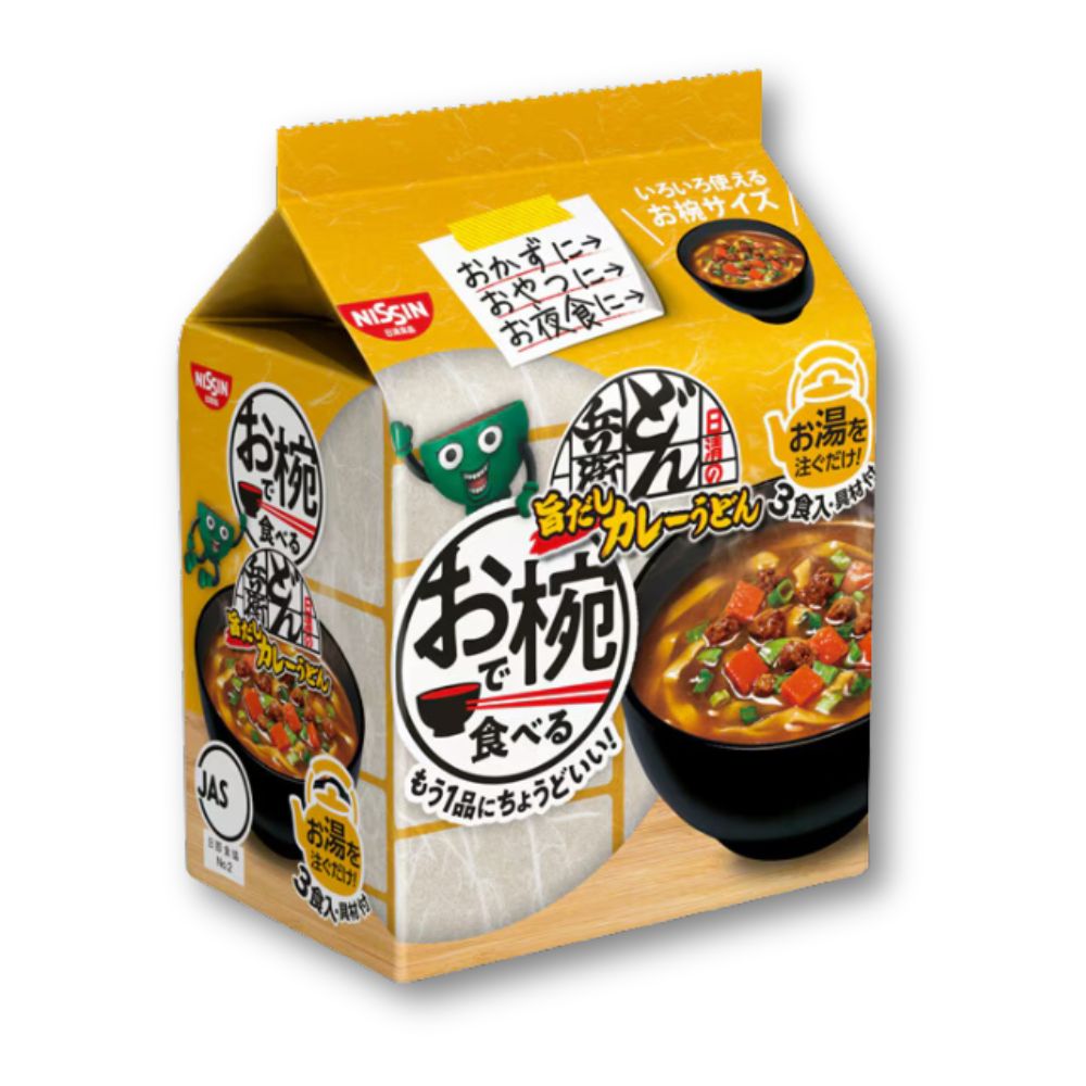 Nissin Donbei Umami Dashi Curry Udon – x 3 Meal Pack