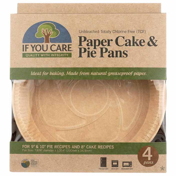 If You Care – Paper Cake & Pie Baking Pans, 4 Pack