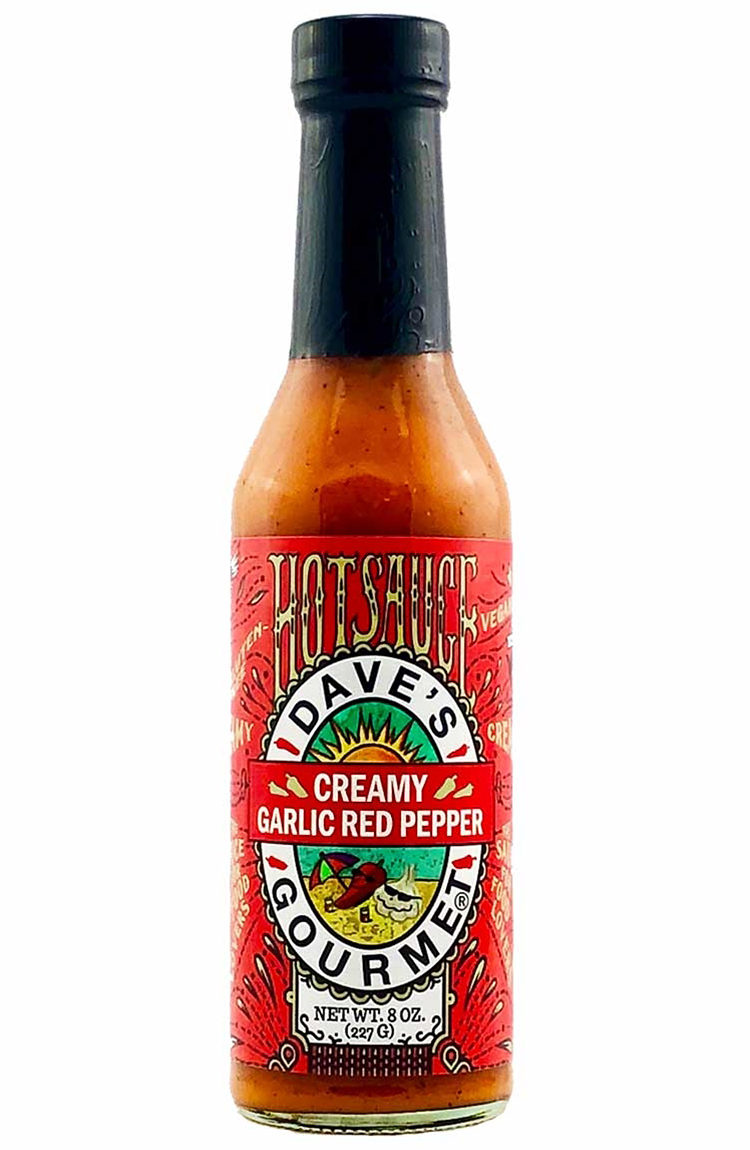 Dave’s Gourmet Creamy Garlic Red Pepper Hot Sauce