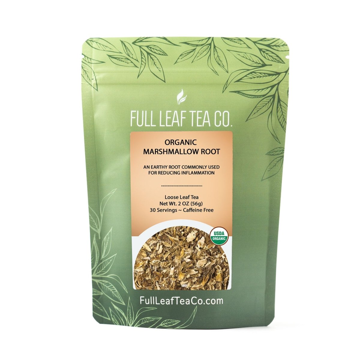 Organic Marshmallow Root Retail Bags – Case of 6