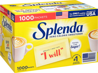 Splenda Zero Calorie Individual Packets, 1,000 Count