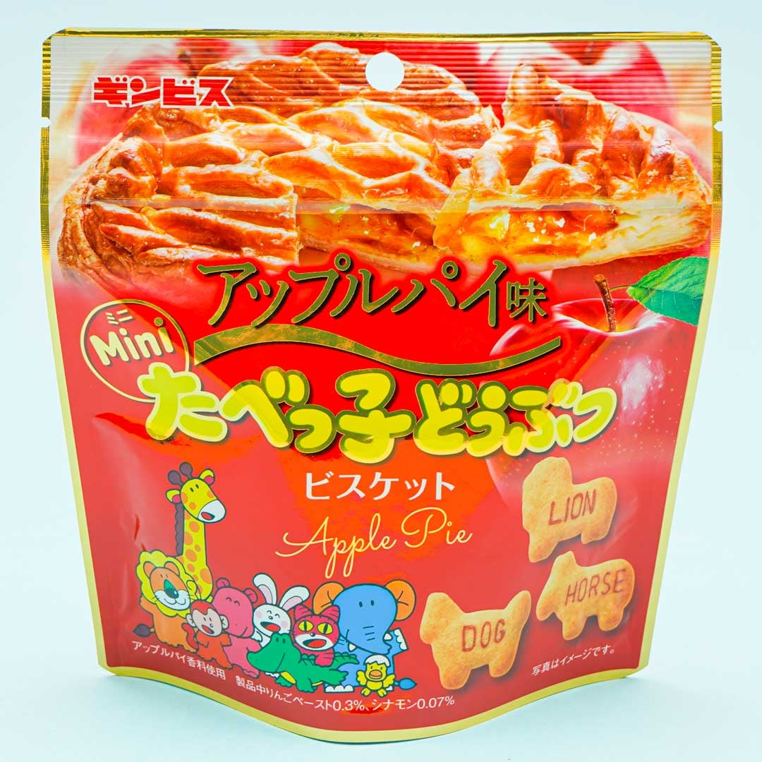 Ginbis Mini Tabekko Animal Biscuits – Apple Pie